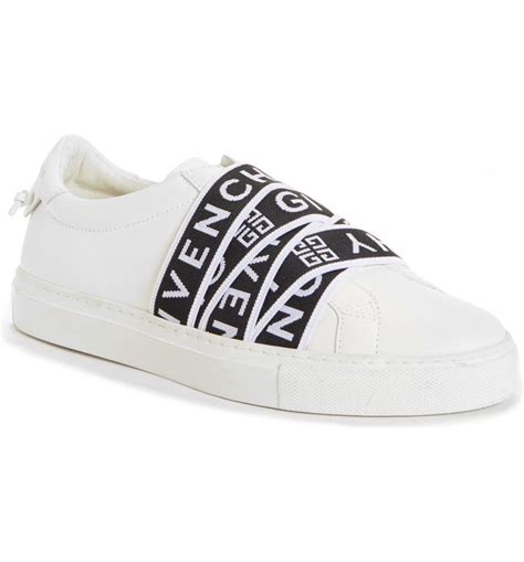 givenchy urban street logo sneakers white black|Givenchy urban street sale.